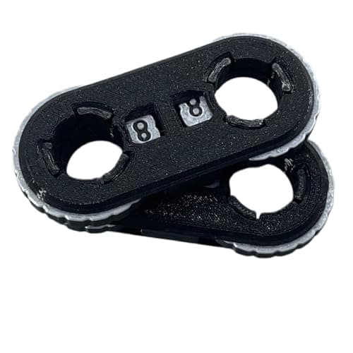 XJPONGC 2 Pack MTG Life Counter - HP Tracker with Tracking Card SlotMTG Tabletop RPG(not inclouded dice Inside) Dungeons and Dragons(2 Pack Black White)