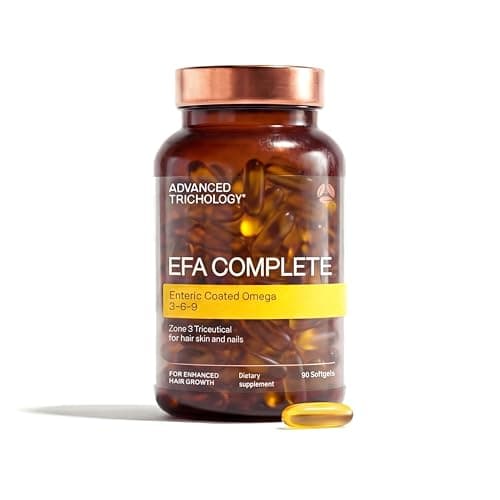 EFA Complete with Optimal Omega 3 6 9 Levels of Potency Flax Oil, Fish Oil, Borage Oil, and Evening Primrose Oil 800mgs (90count) 3rd Party Tested - High in GLA and 369 Omegas