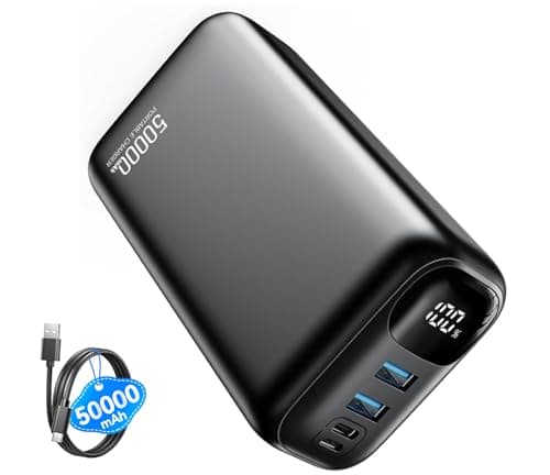 PIFFA Portable Charger Power Bank,50000mAh 22.5W Battery Pack for iPhone