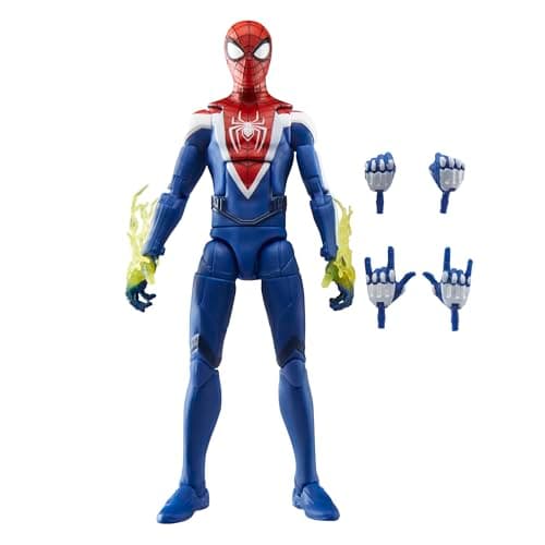 Marvel Legends Series Gamerverse Miles Morales Upgraded Suit Style, Spider-Man 2 Video Game-Inspired Collectible 6 Inch Action Figure