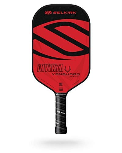 Selkirk Sport Vanguard Hybrid Pickleball Paddle | Invikta LW Crimson Black