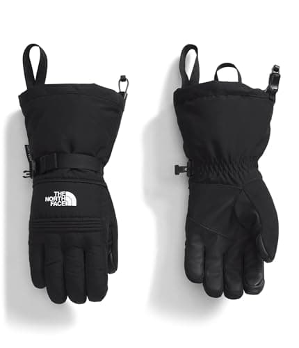 The North Face Women's Montana Ski Glove | Heavily Insulated, Water & Wind Resistant, Touchscreen Compatible, Adjustable Shockcord Hem, TNF Black, X-Small