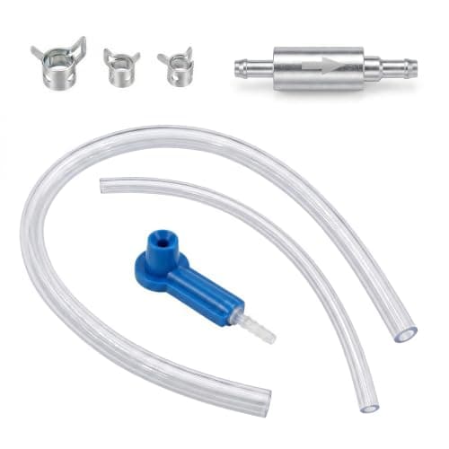 hongliang Brake Bleeder Kit with One Way Check Valve, Brake Bleeder Hose for Car Motorcycle, One Man Brake Bleeder Tool