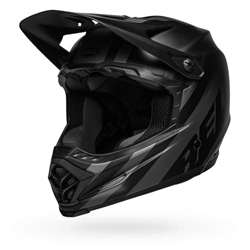 BELL Full-9 Fusion MIPS Lightweight Fiberglass Shell Adult Full Face MTB Downhill BMX Helmet - Matte Black/Gray, XX-Large (61-63 cm)