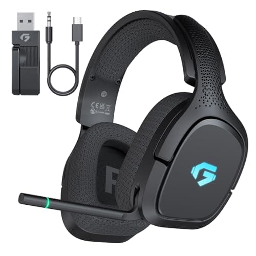 AOC 2.4GHz Wireless Gaming Headsets for PS5, PC, Switch, 30H Battery