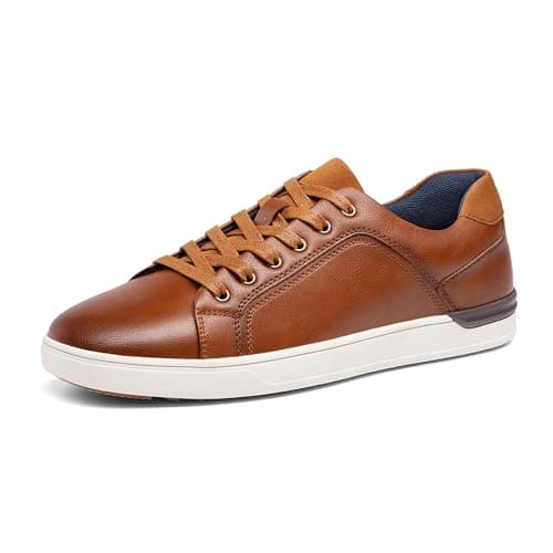 Bruno Marc Men's Casual Dress Sneakers Fashion Oxfords Skate Shoes for Men,Size 7,Brown-Burnished,SBFS211M
