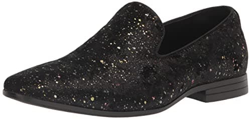 Stacy Adams Men's Stellar Glitter Slip On Loafer,Black,13M