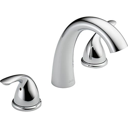 Delta Faucet Roman Tub Faucet - T5722 - Quality Bathroom Fixtures - Comes with Tub Faucet & Handles - Chrome (Valve Sold Separately)
