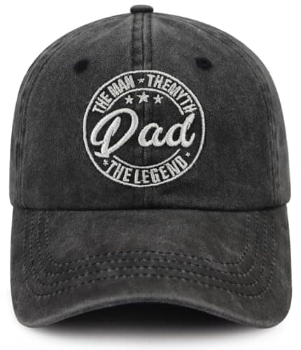 Dad Gifts from Daughter Son, Best Dad Legend Hat, Funny Papa Baseball Cap, Fathers Day Thanksgiving Christmas Birthday Gifts for Daddy Grandpa Men