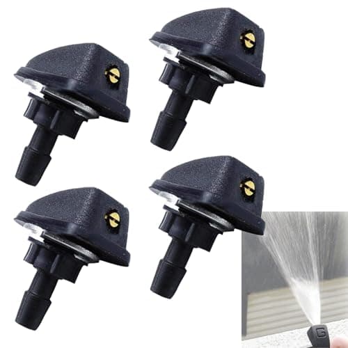 4 PCS Car Wiper Nozzle Universal Windshield Sprayer Head Spray Kit Windshield Washer Nozzle Replacement for Most Cars
