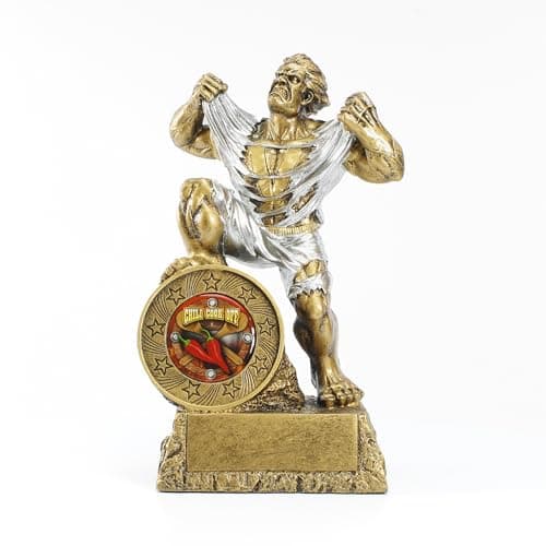 Decade Awards Large Monster Chili Cook-Off Trophy - 9.5 Inch Tall | Chili Cook Off Victory Beast Award – Engraved Plate on Request