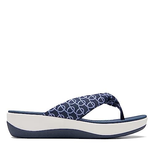 Clarks Cloudsteppers Women's Arla Glison, Indigo Print Textile, 12 Medium US