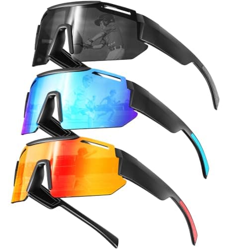 KALIYADI Polarized Youth Baseball Sunglasses: Kids Sunglasses for Boys Girls Sports Cycling Running UV400 Protection Age 6-14