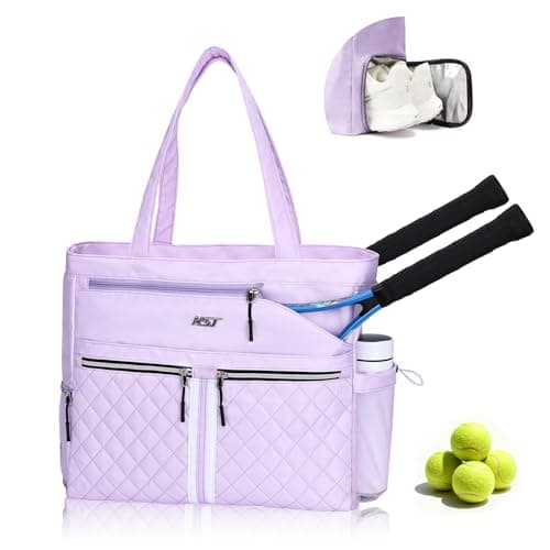 Tennis Bags for Women, Tennis Bag Holds 2 Rackets, Gym Bags with Ventilated Shoe Compartment, Suitable for Pickleball Tennis Badminton