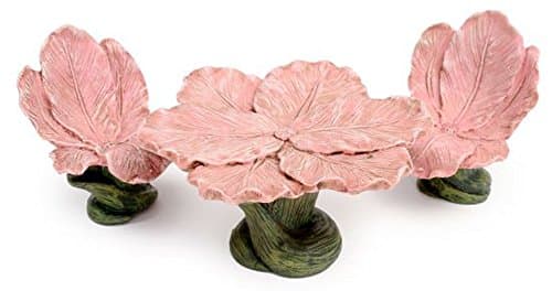 Marshall Home and Garden "Iris Table & Chairs" Miniature Fairy Garden Accessory #MG9