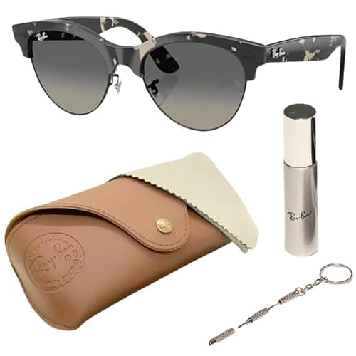 Ray-Ban RB2341 Square Shape Non-Polarized Sunglasses for Men & Women – Includes Official Rayban Eyewear Kit – Ideal Formal & Casual Wear Sunglasess – Grey Gradient Lens