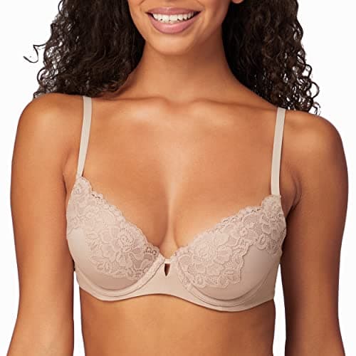 Maidenform womens Comfort Devotion Your Lift Underwire Dm1195 Bra, Evening Blush, 36C US