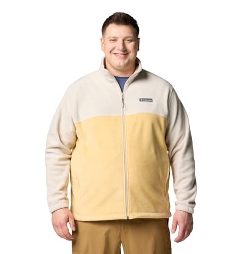 Columbia Men's Steens Mountain Full Zip 2.0, Dark Stone/Sand Dune, Medium
