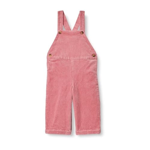 Amazon Essentials x Sofia Grainge Toddler Boys' Corduroy Bib Overall, Blush, 3T