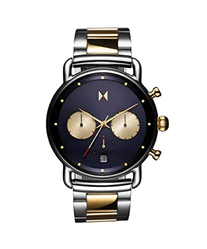 MVMT Blacktop II Men's Water-Resistant Retro Watch, Stainless Steel, Analog Display, 50m Water Resistance
