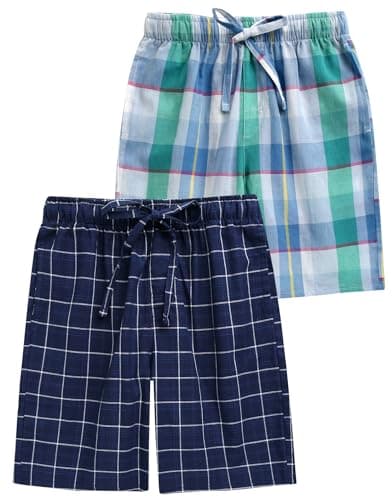 TINFL Plaid Check Kids Boys Shorts Pants NNBSP-AA002SB015 S
