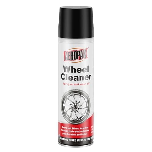 Aeropak Wheel & Tire Cleaner,Tire Shine,10x Long-Lasting Splash Protection | Rapidly Dissolves Brake Dust | Suitable for Chrome/Alloy/Painted Wheels | Universal for Cars, Trucks, and SUVs