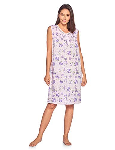 Casual Nights Women's Fancy Lace Floral Sleeveless Nightgown - Pink - X-Large