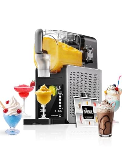 Fiii 2-in-1 Slushie & Soft Serve Machine 92 oz, 6 Presets, No Ice Needed