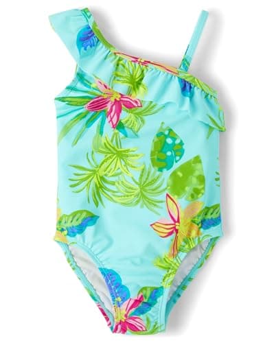 The Children's Place,Baby Girls,and Toddler One Piece Swimsuit,Seagrove,4 Years
