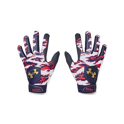 Under Armour Men's Clean Up Culture Baseball Gloves, (410) Midnight Navy / / Gold, Large