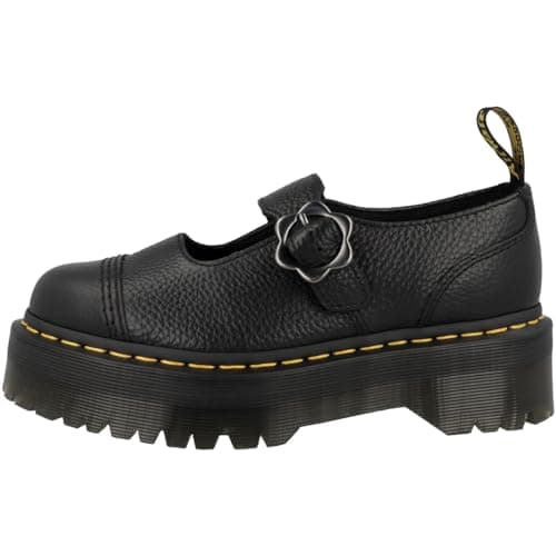 Dr. Martens Addina Flower Black Milled Nappa UK 8 (US Women's 10) M