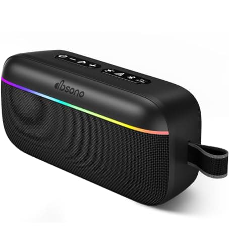 Portable Bluetooth Speaker, 60W Max with BassBoost,Waterproof and Dustproof