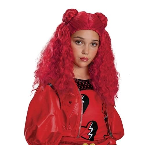 Disguise Descendants Red Wig, Official Disney Descendants The Rise of Red Costume Accessory, One Size Child