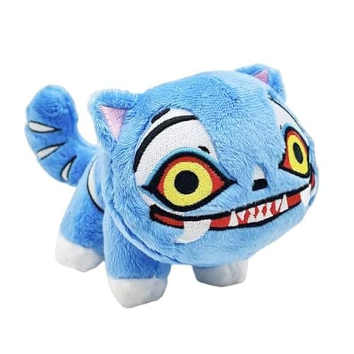EBHQPC Tiger Derpy Plush Cosplay Costume,Home Decor Animals Pillow for Sofa Bed Decor Throw Pillows Companion for Fans and Friends Birthday(Blue)