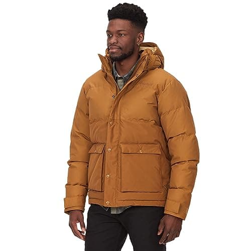 MARMOT Men's Fordham Down Jacket - Waterproof, Breathable 700-Fill Insulated Puffer Coat, Hazel, Small