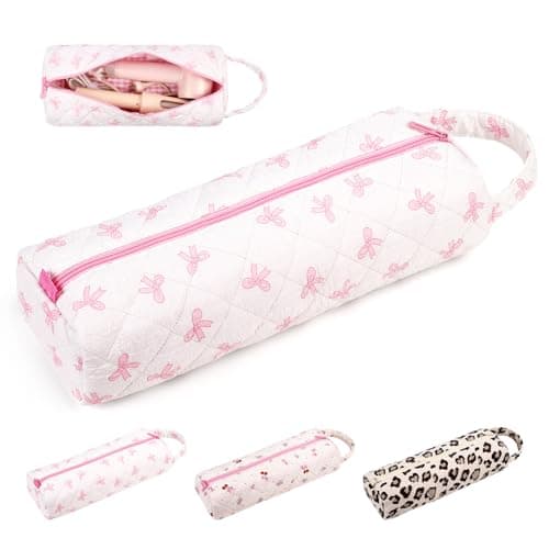Likesing Quilted Hair Dryer Bag, Hair Tools Travel Bag for La1fen/Sha'rk Flexstyle/Dy'son Airwrap/Super's0nic Dryer Diffuser&Curling Iron, Dy'son Airwrap Travel Case Gift for Friends(Bow)
