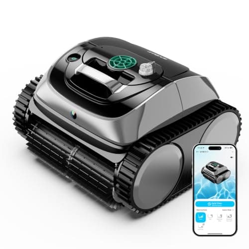 (2026 NEW) WYBOT C1 Robotic Pool Vacuum for Inground Pools, 4-in-1 Above Ground Cordless Pool Cleaner Lasts 160 Mins Runtime, Smart Navigation, Support App Control, Starry Green