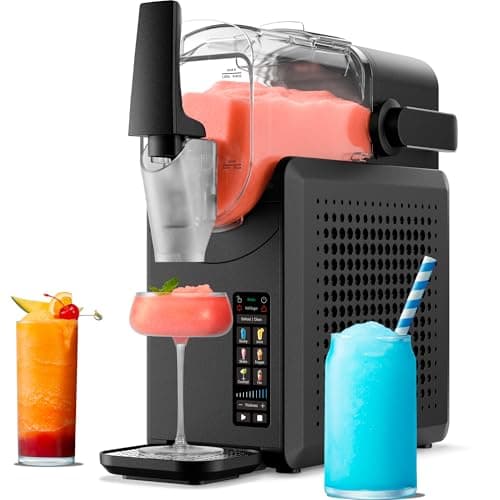 Iceman by Chefman Slush-Ease MAX 90oz Slushie Machine, 64oz Liquid Capacity Frozen Drink Maker & Slushy Machine with 5 Presets and LED Display, Perfect for Frozen Margaritas, Frappes, Smoothies