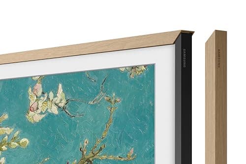 Samsung 50-inch The Frame Customizable Bezel, Modern Teak (VG-SCFA50TKBZA, 2021 Model)