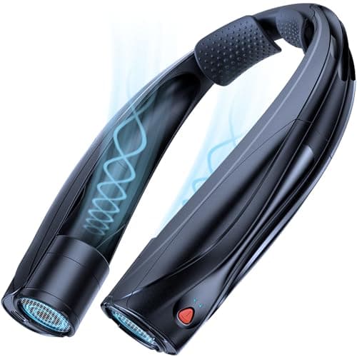 Vexolta Portable Neck Fan, 6000mAh Personal Fan, 360° Cooling Rechargeable Wearable Fan, 6 Speeds Adjustable Hands Free Fan for Travel Outdoor, Office, Ideal Summer Gifts for Men Women