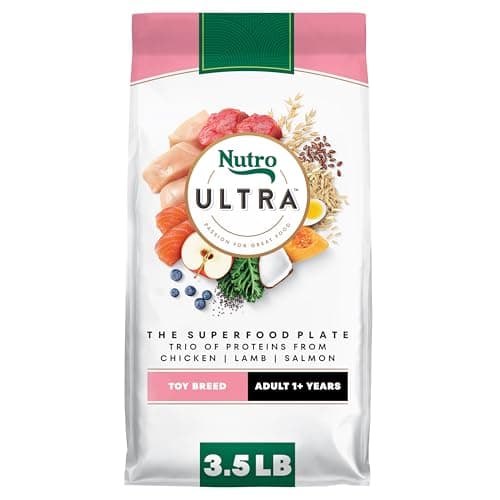 Nutro Ultra Toy Breed Adult Dry Dog Food, Chicken, Lamb & Salmon, 3.5 lb