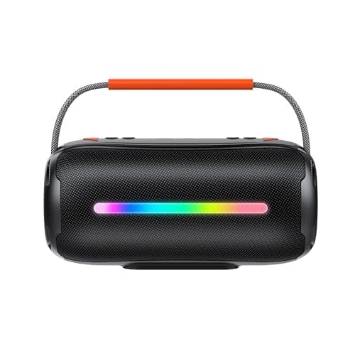 aowoka Bluetooth Speaker Portable Wireless Bluetooth Speakers with HD Stereo Sound, BT 5.4 TWS Pairing, IPX7 Waterproof, 30H Battery Life with Led Light for Outdoor/Party/Sport/Travel/Gifts