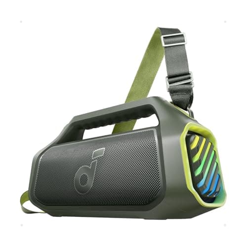 Soundcore Boom 2 Plus Portable Speaker By Anker, 140W, 2+2 Channel, BassUp 2.0, 20H Playtime, Fast Charge, IPX7 Waterproof, RGB Lights, Power Bank, Bluetooth 5.3, Outdoor Speakers, Camping, Beach