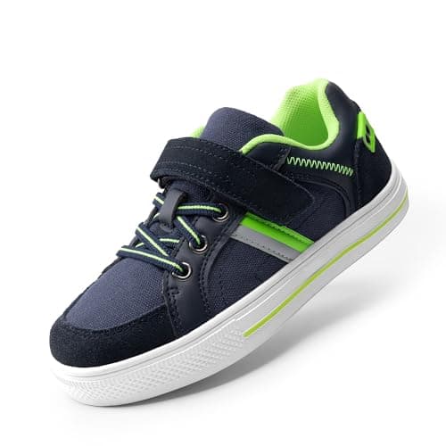 DREAM PAIRS Unisex Canvas Shoes School Sneakers,Navy,7 Toddler