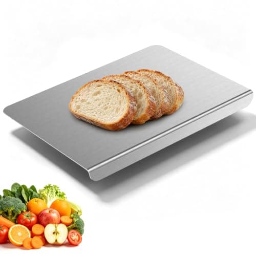 Titanium Cutting Boards for Kitchen, Pure Titanium Cutting Board, Non-Slip Chopping & Kneading Board, Dishwasher Safe Cutting Board for Meat, Fruits, Vegetables & Baking, 24 x 16 Inch
