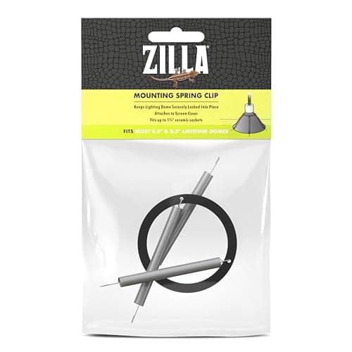 Zilla Mounting Spring Clip, Fits Most Lighting Domes