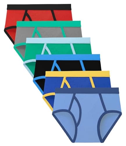 BAMBOO COOL Toddler Boys Underwear Tag-Free Breathable Bamboo Briefs Underwear Size 2t/3t/4t/5t,6 Pack