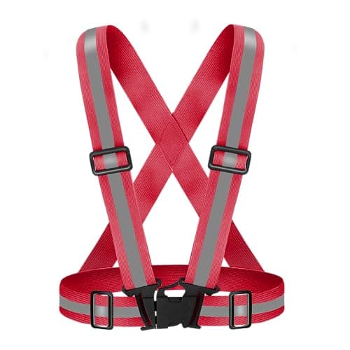 Reflective Vest Running Gear High Visibility Safety Vest Strap for Night