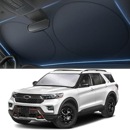 Autovir Sun Shade for Car Windshield - Medium