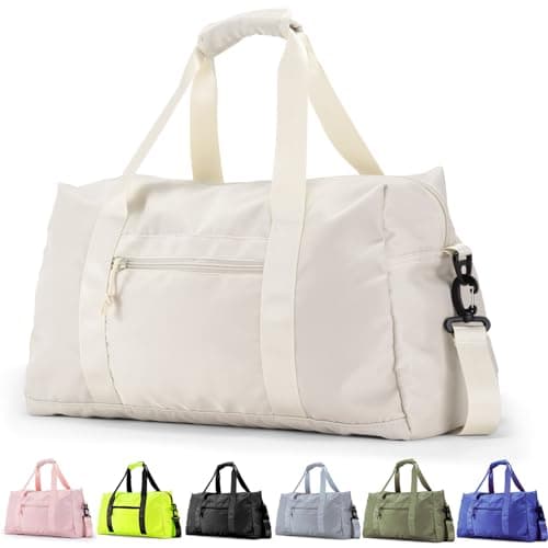 Travel Duffle Bag,Sport Gym Bag for Men And Women with Wet Pocket,Weekender Bag Carry On Tote Bags for Airplane